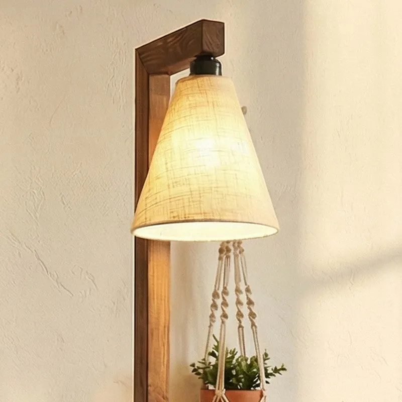 SubtleGlow Wooden Floor Lamp - Brown media 4