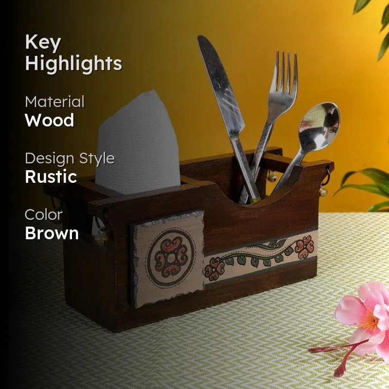 Chilane Tribal Cutlery Holder media 2
