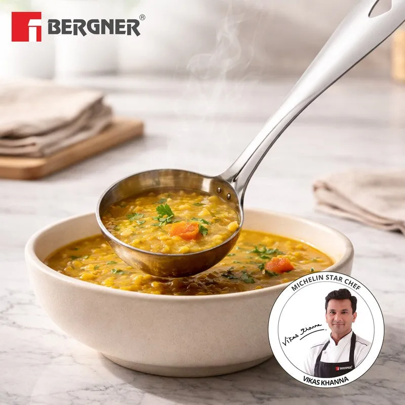 Dineza Stainless Steel Ladle - 26 CM media 4