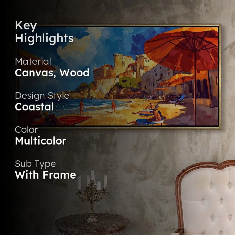 Marisol Canvas Wall Painting With Frame media 2