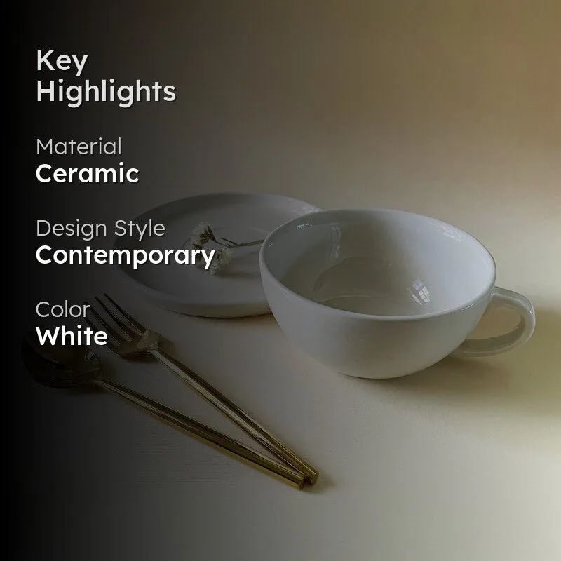 Carsten Cup & Saucer (Cream) - 300 mL media 2