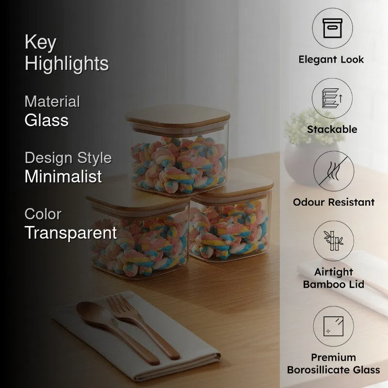 Sealz Glass Jar (300 mL Each) - Set Of Three - 2