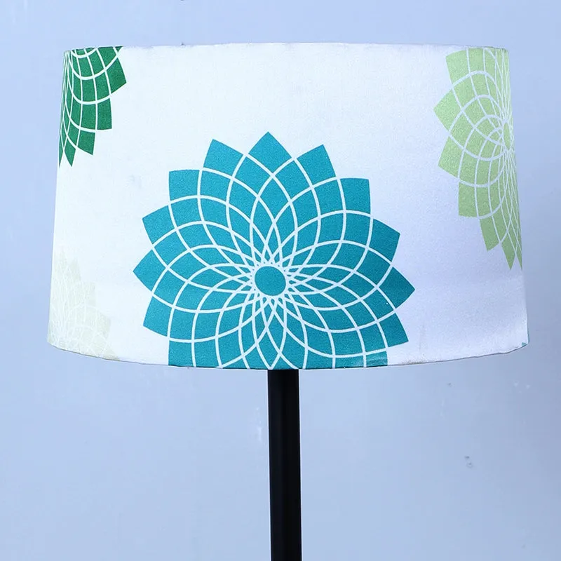 Akari Printed Metal Floor Lamp - Black media 4