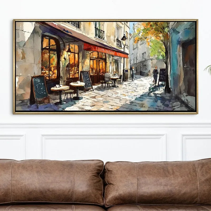Ruelette Canvas Wall Painting With Frame media 4