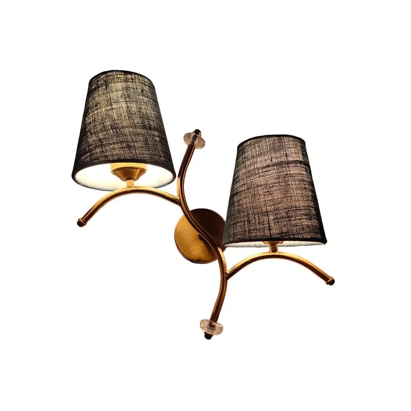 GlowStem Twin Jute Wall Lamp - Blue media 7
