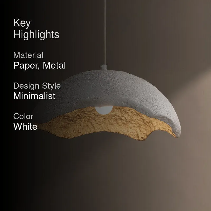 Fig Living Terra Mache Ceiling Lamp - White media 2
