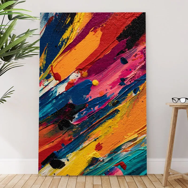 Color Grid Fusion Canvas Wall Art media 6