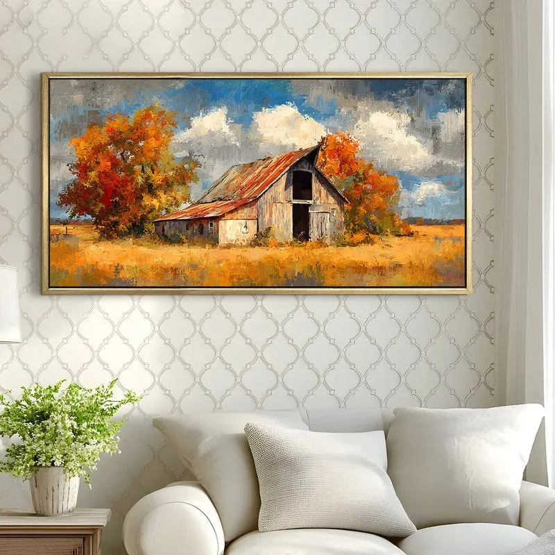 Prairie Edge Canvas Wall Painting With Frame media 4