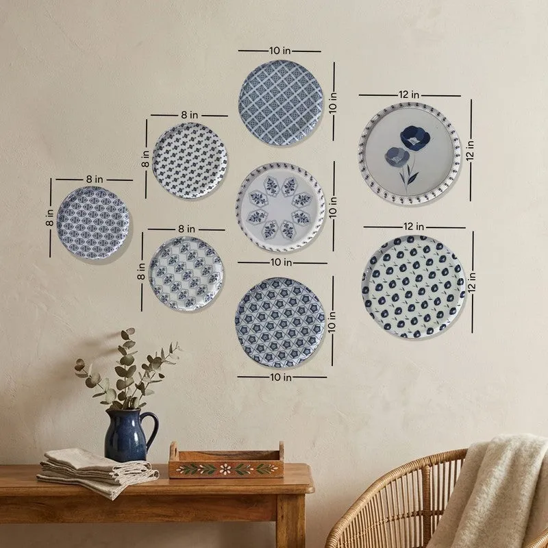 Azurova Grid Metal Wall Plates - Set of Eight media 14