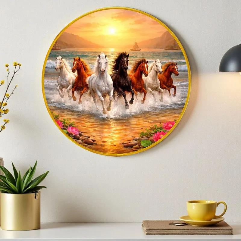 Wildora Paper Wall Painting With PVC Frame media 3