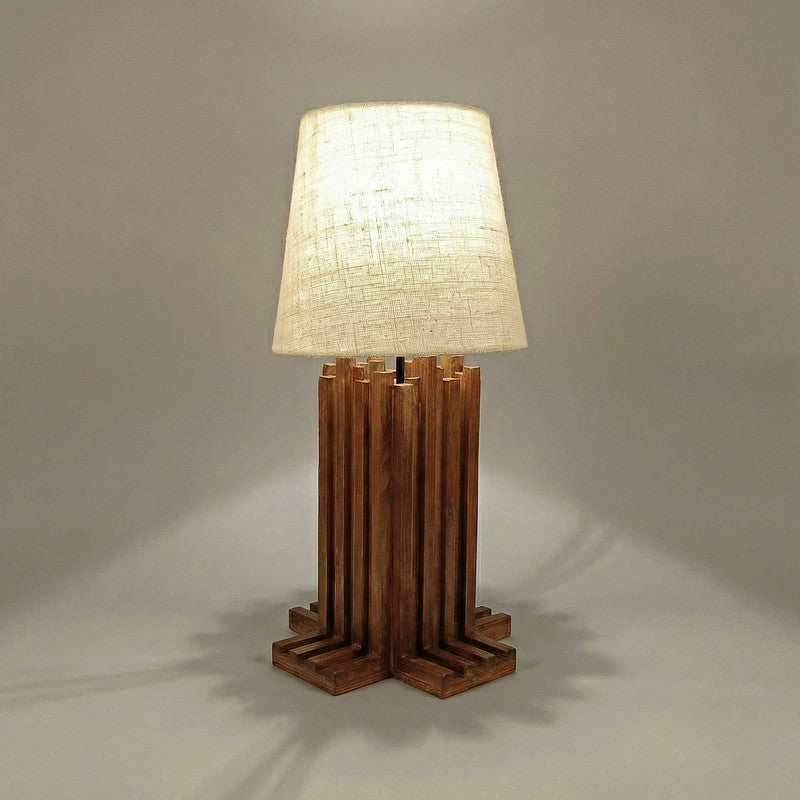 Isar Jute Table Lamp - Brown,White media 7