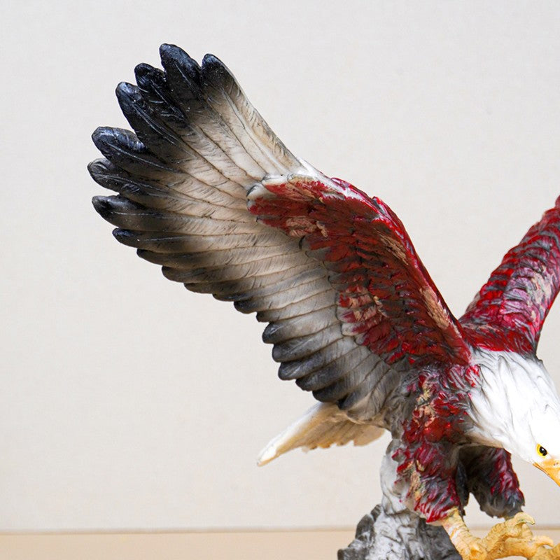 Flying Eagle Figurine Showpiece - Multicolor media 8