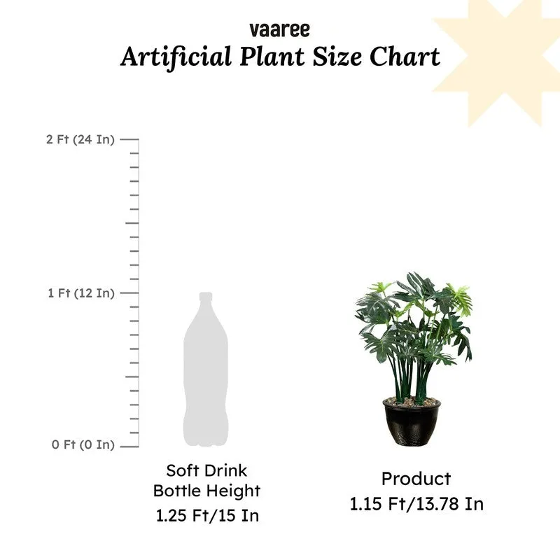 NatureForm Artificial Plant Collection With Black Fiber Pot - 1 Feet media 7