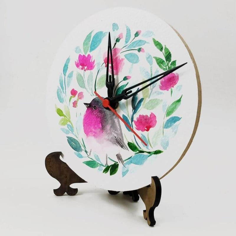 Garipa Flora Handpainted Table Clock media 4
