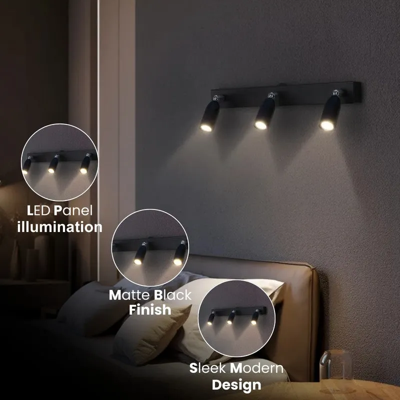 Solis  Triple Iron Wall Lamp media 5