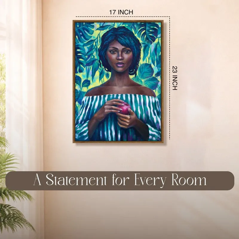 Iconic She Canvas Wall Art With Frame media 10