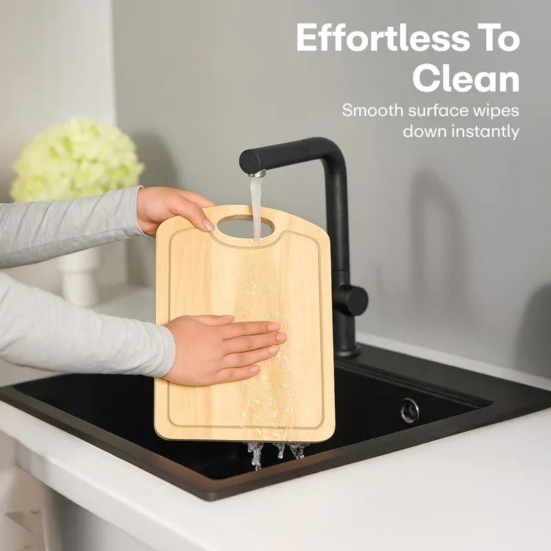 Rioware TimberEase Kitchen Prep Board (Beige) - Set Of Three media 6