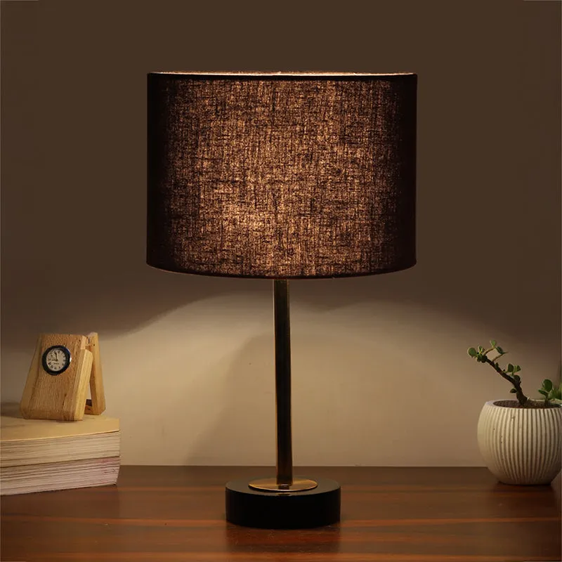 Cotin I Rodin Wooden Table Lamp - Black,Gold media 2