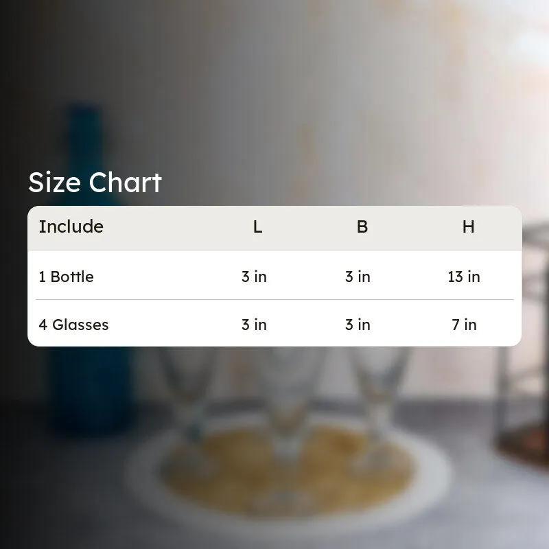 Easton 1000 mL Water Bottle With 150 mL Glasses - Five Piece Set media 8