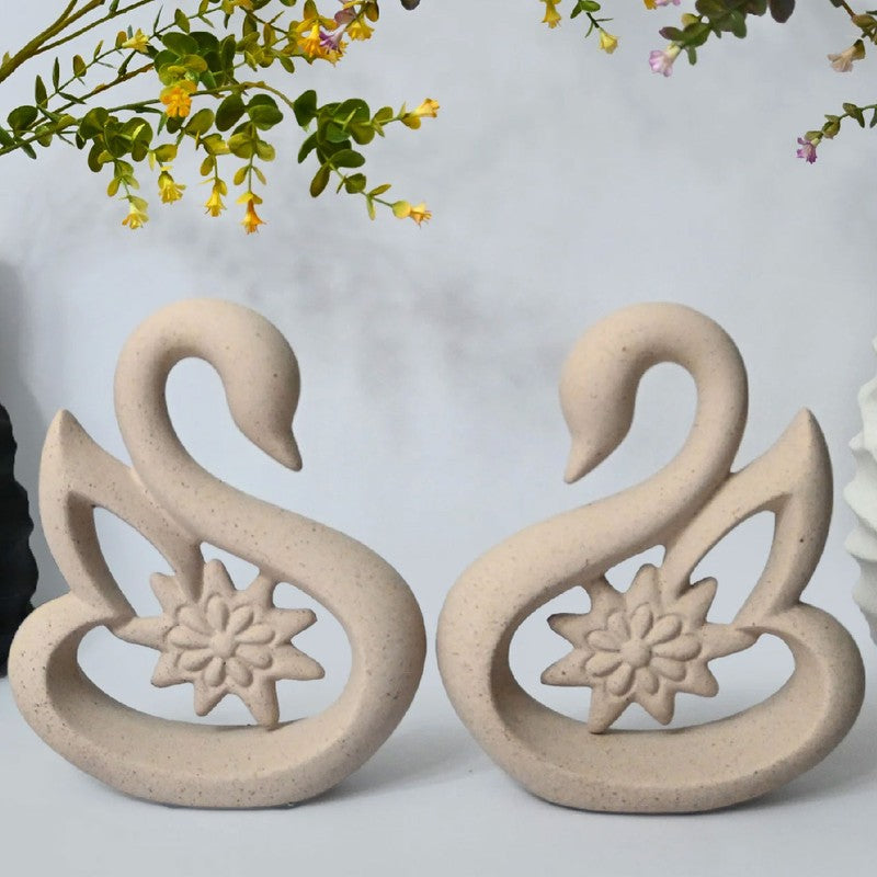 Eternal Love Swan Showpiece Set - Set Of Two media 5