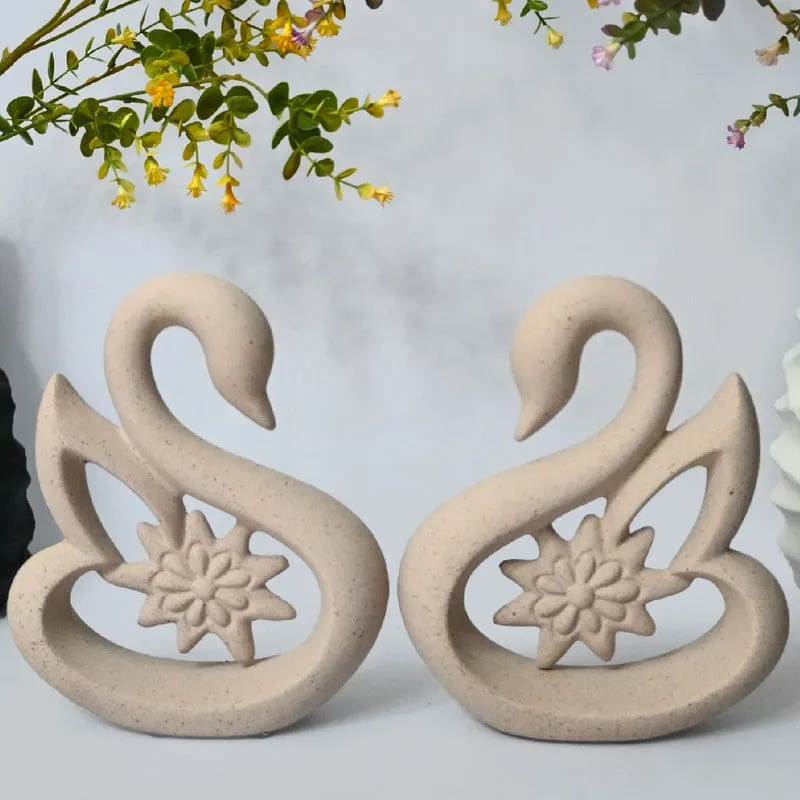 Eternal Love Swan Showpiece Set - Set Of Two media 5