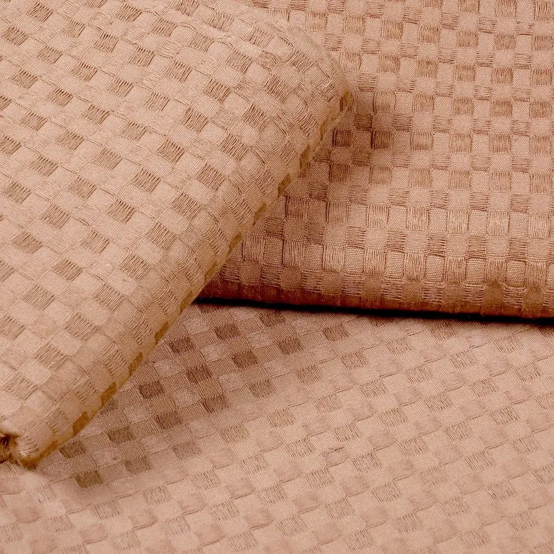 PlainLux Cotton Bedsheet (Beige) - 150 TC media 5