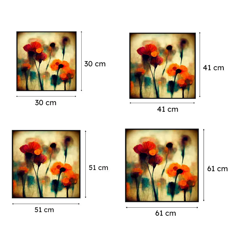 Bright Blossoms Wall Painting media 6