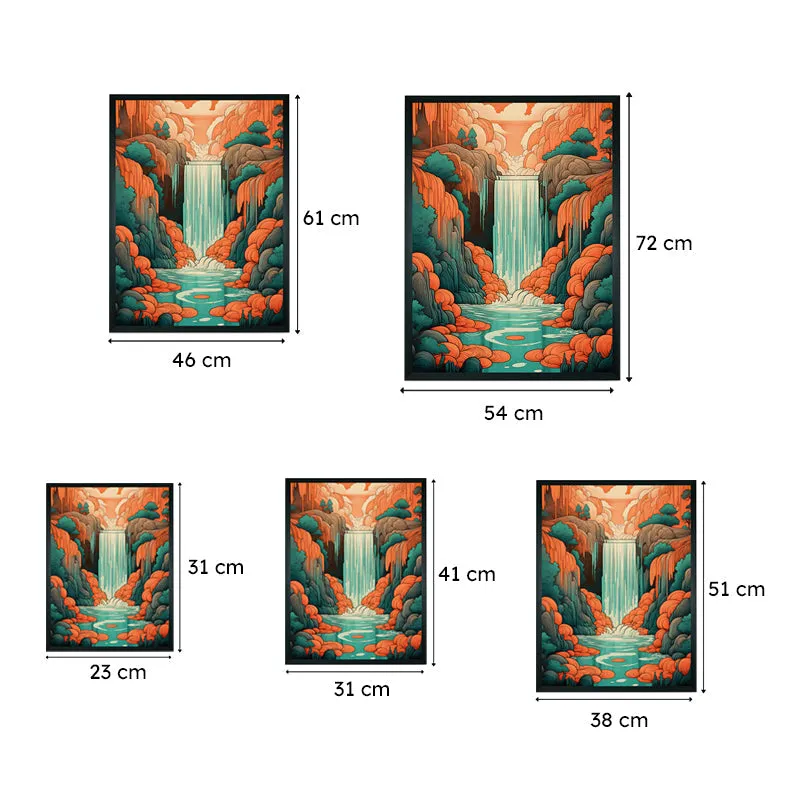 Water Cascade Canvas Wall Art media 8