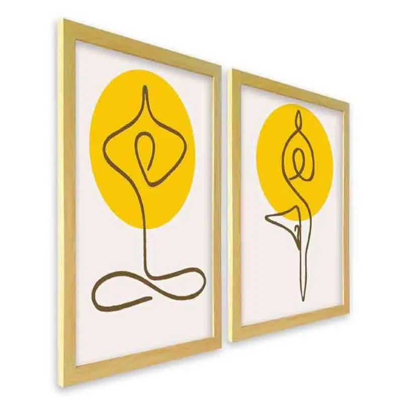 Yoga Line Wall Art - Set Of Two media 4