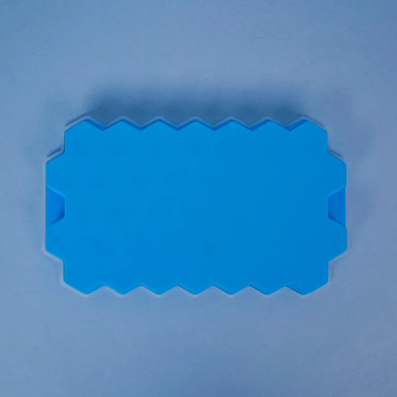 Grid Silicone 37-Cube Ice Mould - Blue media 6