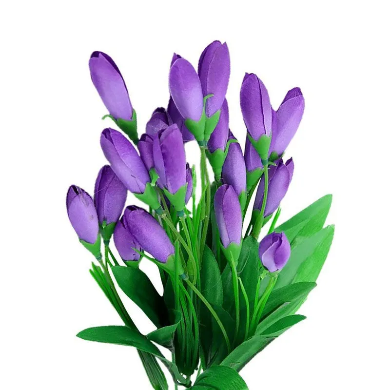 Vibrant Faux Flowers (Purple) Long-Lasting Beauty media 5