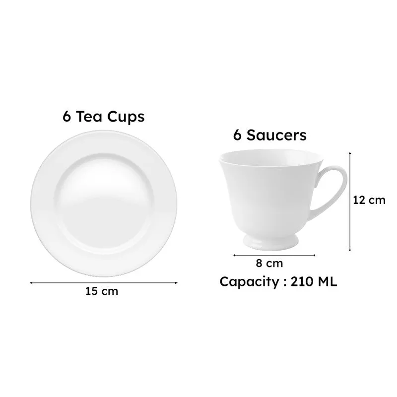 Noritake Brivon Cup & Saucer (215 mL Each) - Set of Six media 9