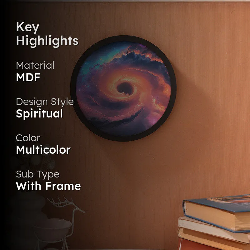 Cosmic Whirl Backlit Wall Art media 2
