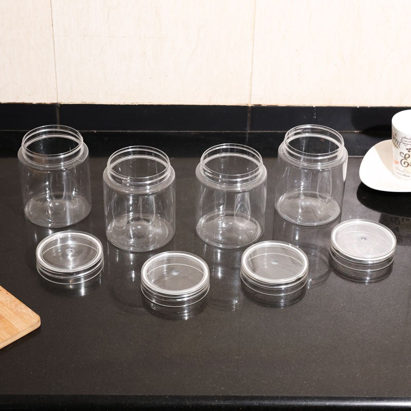 Lucent Transperant Clear PET Container - Set Of Four media 4