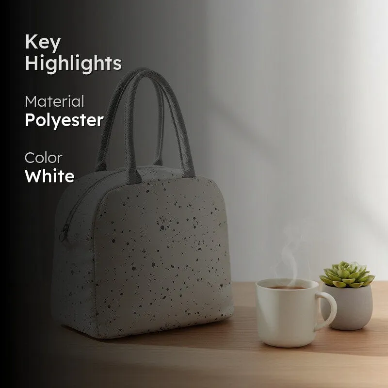 Tektri Polyester Lunch Bag - White media 2