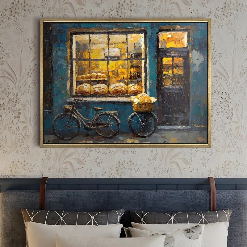 Artisan Bread Canvas Wall Painting With Frame media 5