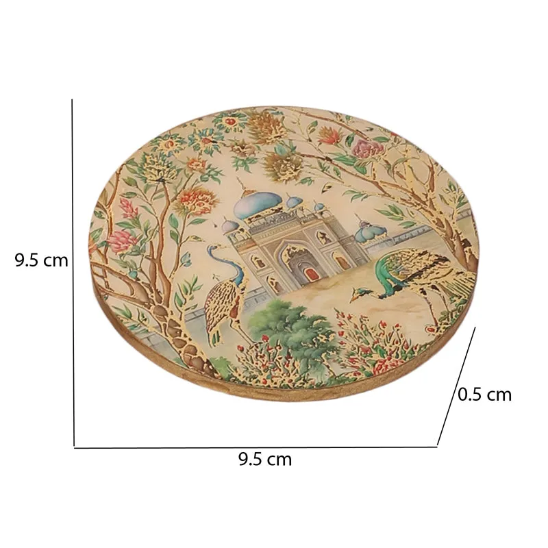 Royal Eden Wooden Coaster with Stand - Seven Piece Set media 6
