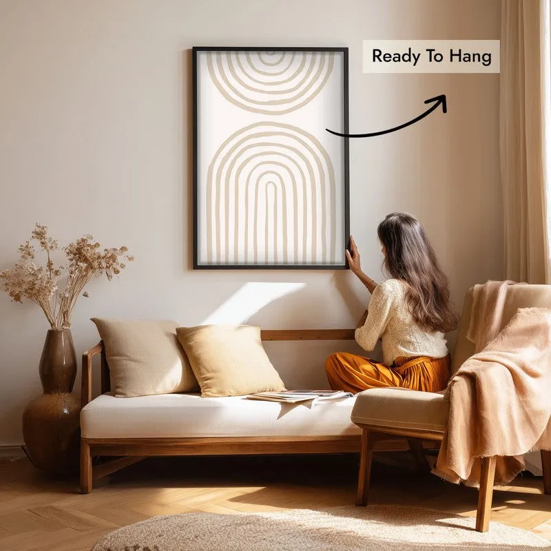 Arc of Balanc Canvas Wall Painting With Black Frame media 7