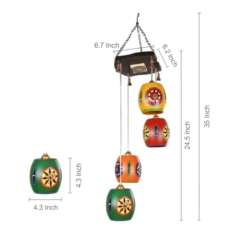 Shahina Ethnic Ceiling Lamp media 5