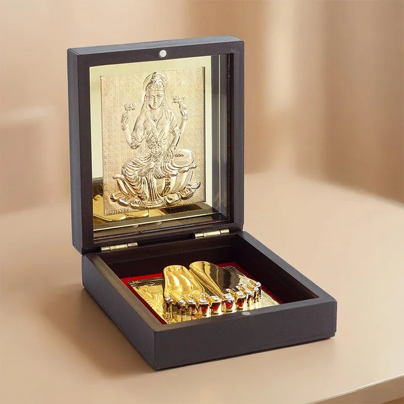 Gold Plated Laxmi Religious Accent media 1
