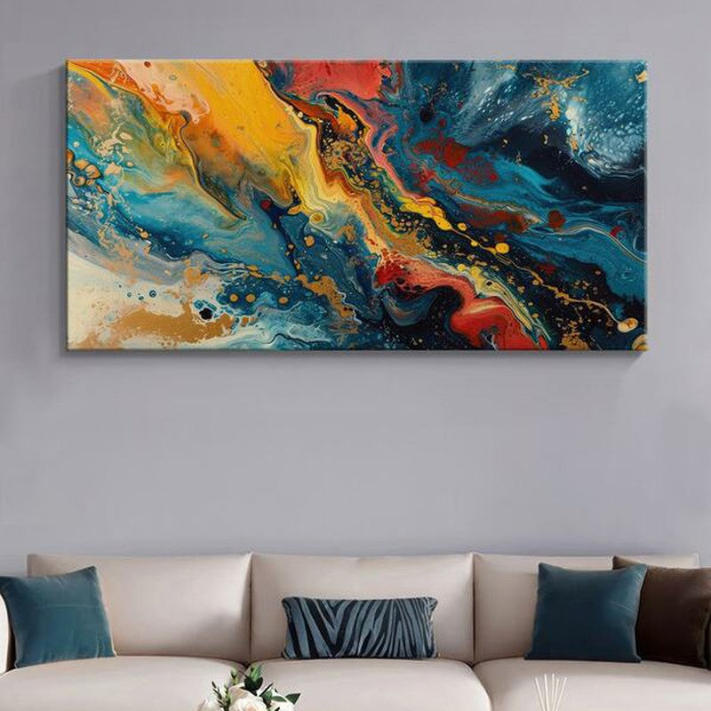 Modern Pour Fluid Wall Painting