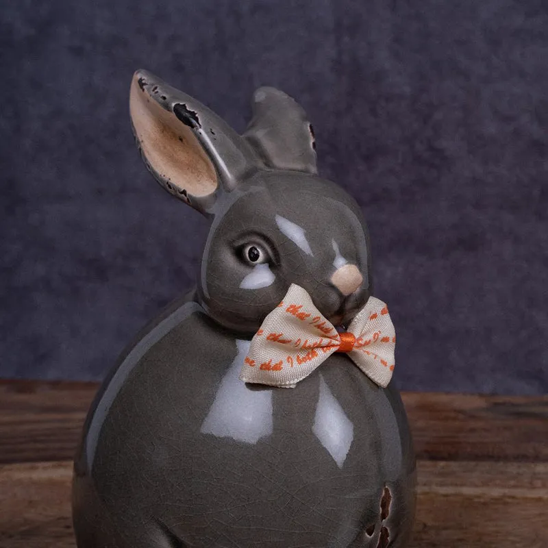 Bunny Dreams Ceramic Showpiece media 4