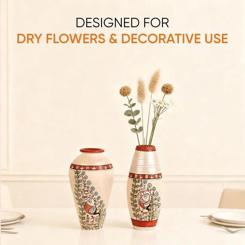 Niara Terracotta Vase - Set of Two media 3