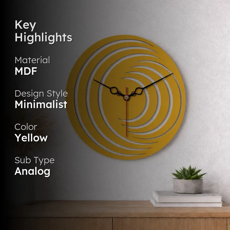 Layer Form Wooden Wall Clock media 2