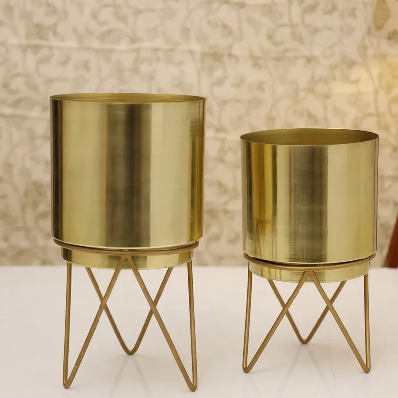 Teodora Planter (Gold) - Set Of Two media 5