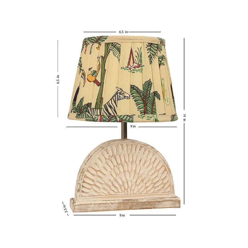 Half Carve Fauna Cotton Table Lamp media 5