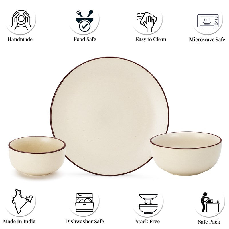 Riddo Dinner Set (Off White) - 20 Piece Set media 9