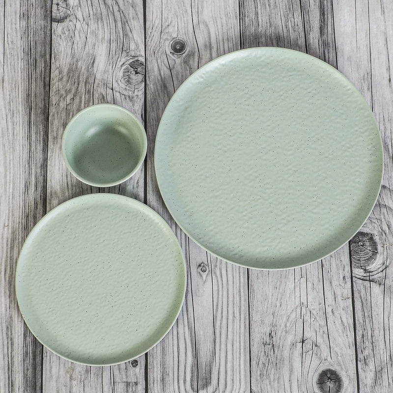 Dotura Melamine Dinner Set (Green) - 24 Piece Set media 5