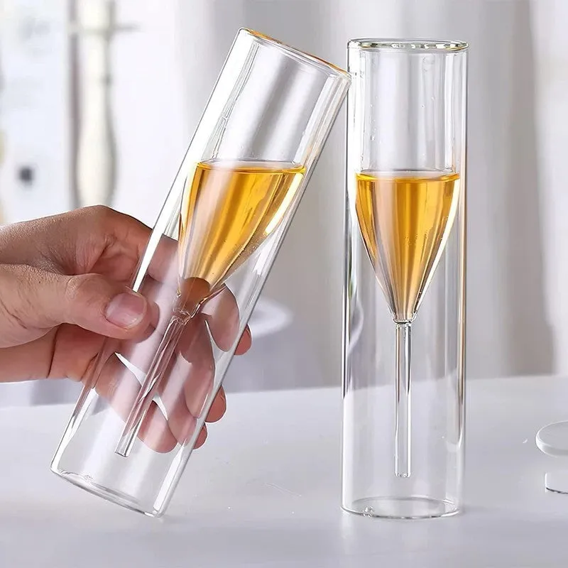 Crystal Toast Glass Wine & Champagne Glasses (150 mL Each) - Set Of Two media 6