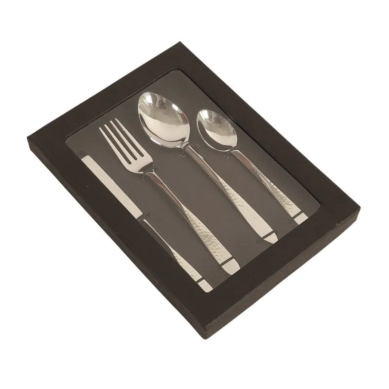 DUNE HAMMERED Cutlery set  - Four Piece Set media 7